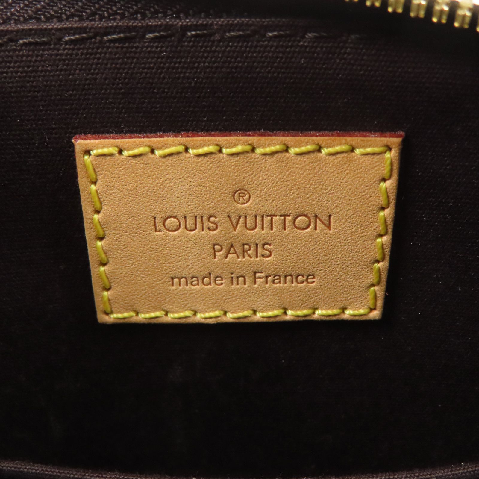 Louis Vuitton Vernis Alma Bb Handmade Shoulder Bag Red Amarante 2way Shoulder Bag M 91678