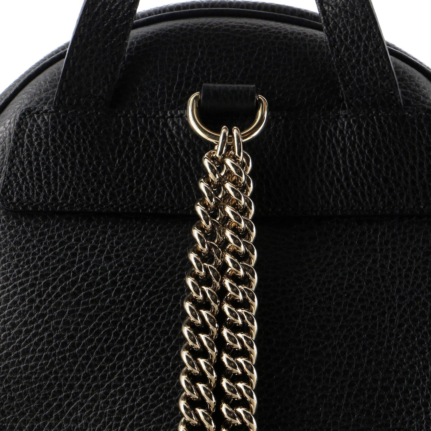 Gucci Soho Chain Backpack Leather