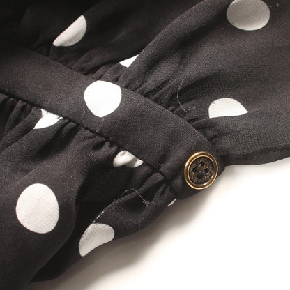 Louis Vuitton Black White Blouse