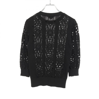 Chanel Black Coco Mark Knit Cotton P 62984k 48963