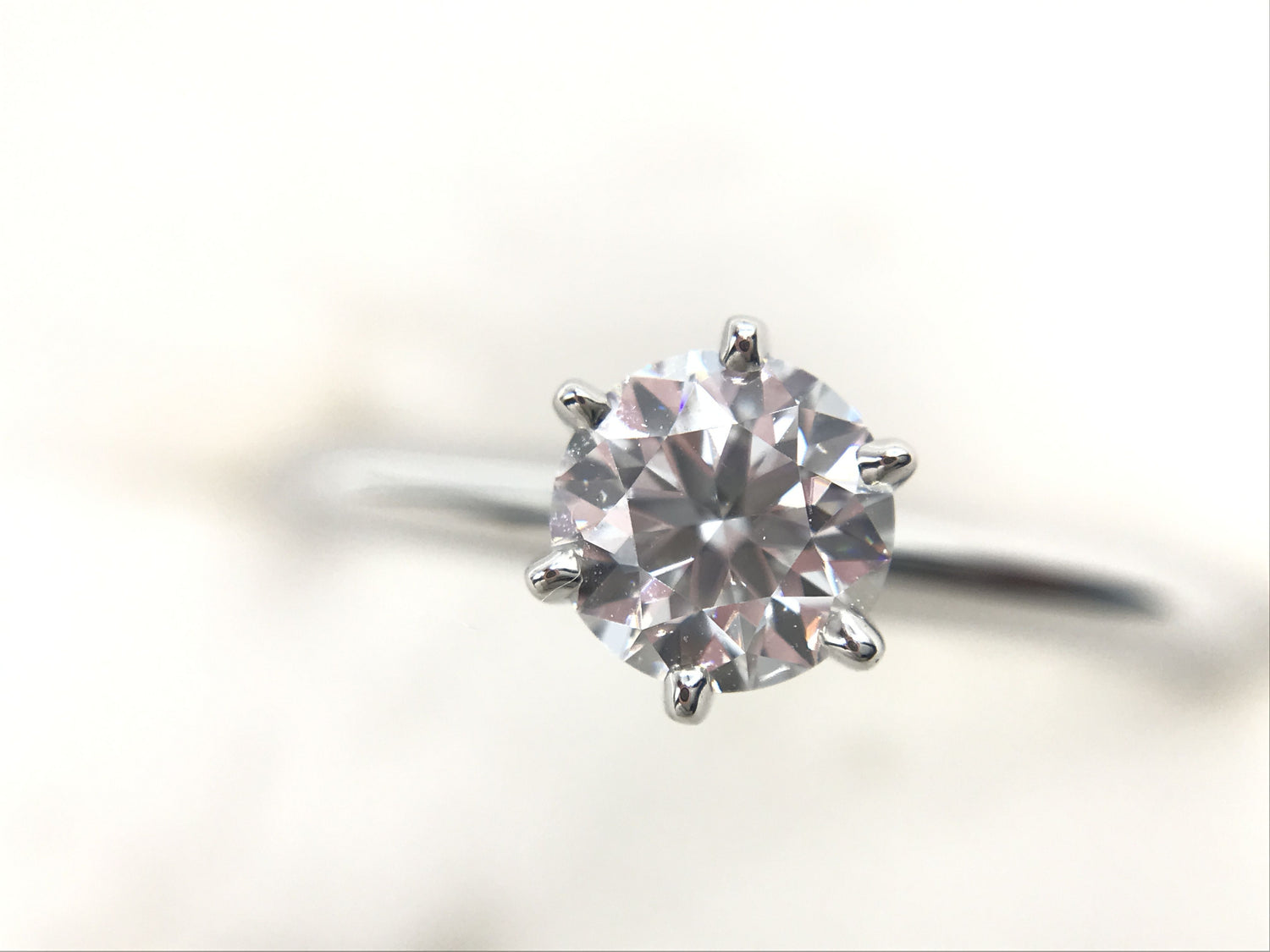 Tiffany &amp; Co. Solitaire .45ct Pt950 34g Ring
