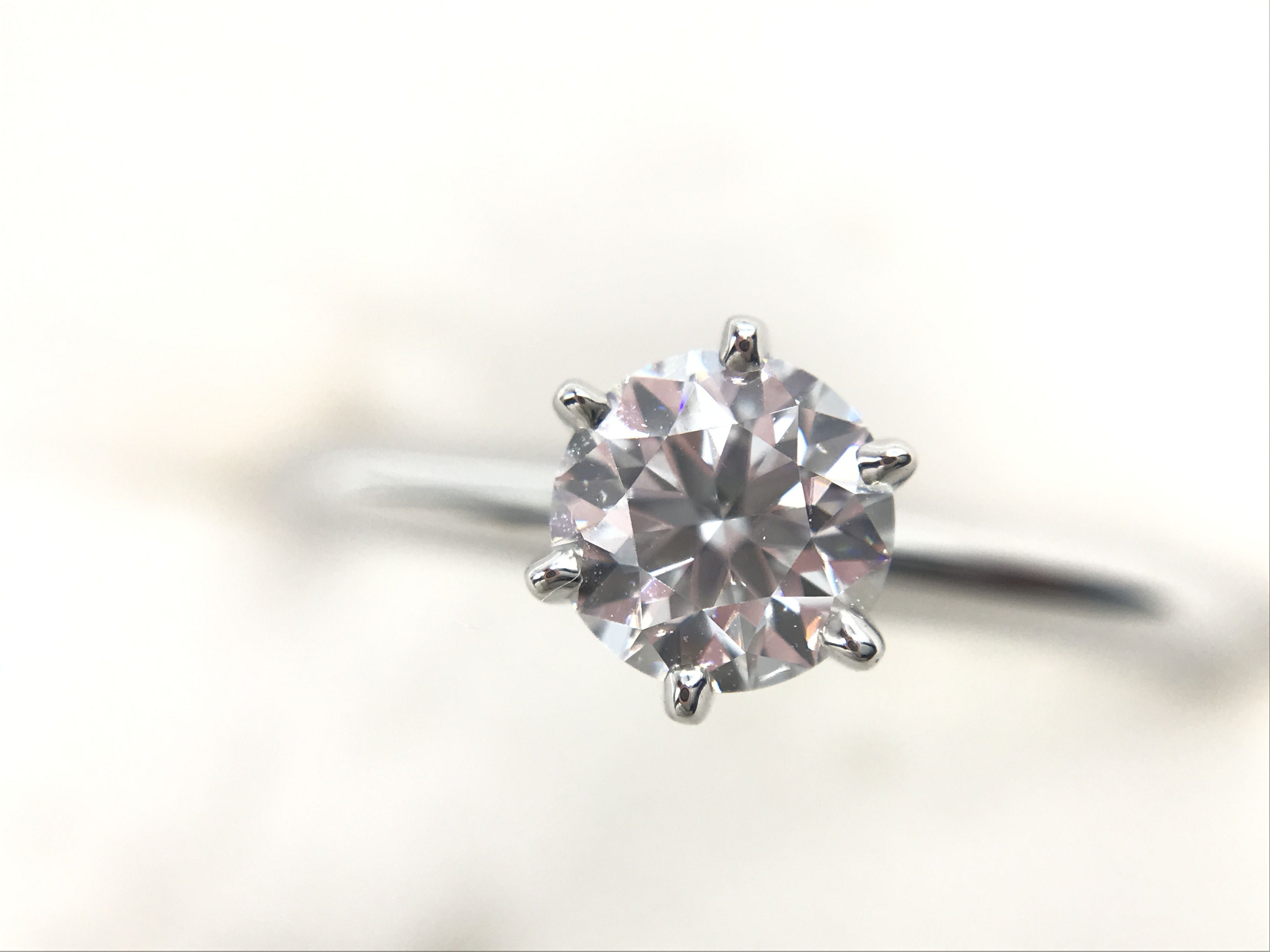 Tiffany &amp; Co. Solitaire .45ct Pt950 34g Ring