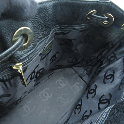 Chanel Black Leather Shoulder Bag Golden Shoulder Back Bag Black Shoulder Bag Calfs