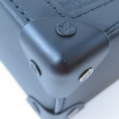 Louis Vuitton Monogram Taurillon Vertical Trunk Shoulder Bag Black Shoulder Bag M 82070