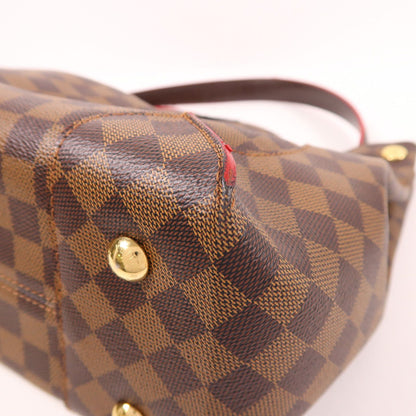 Louis Vuitton Damier Caissa Hobo Gold Shoulder Bag Ebene Brown Shoulder Bag N 41555