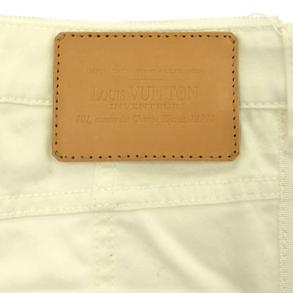 Louis Vuitton White/camel White Pants
