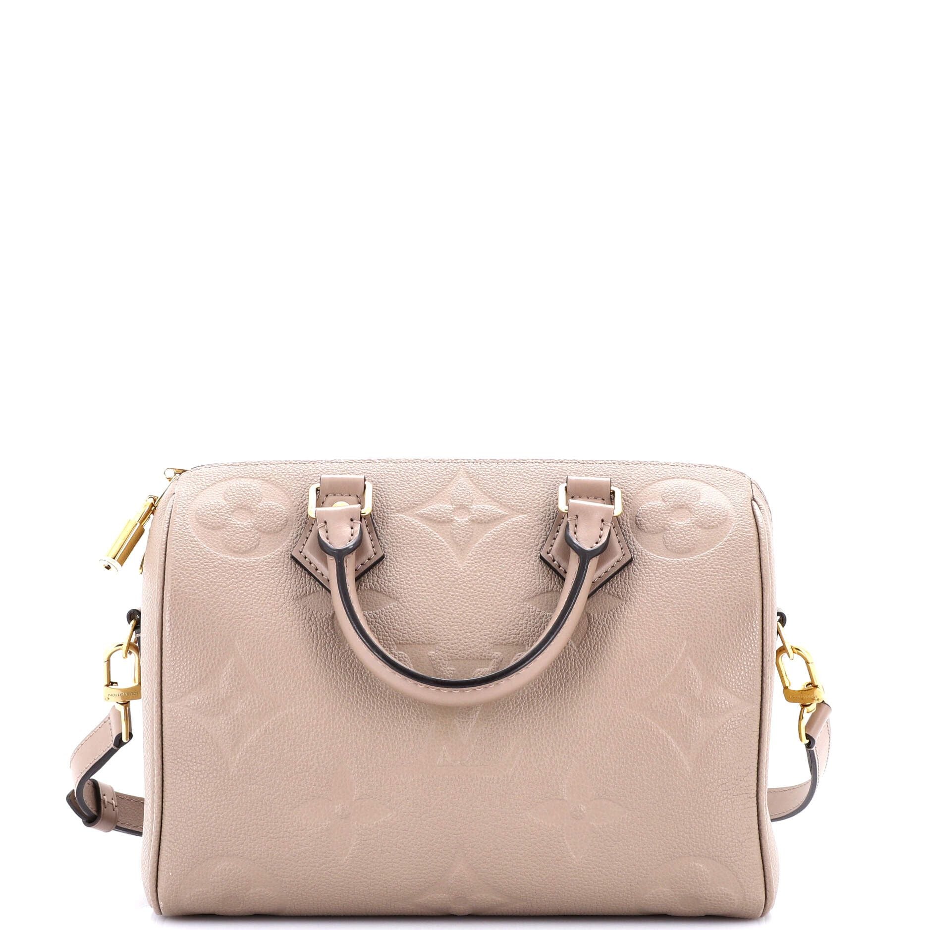 Louis Vuitton Speedy Bandouliere Bag Monogram Empreinte Giant 25