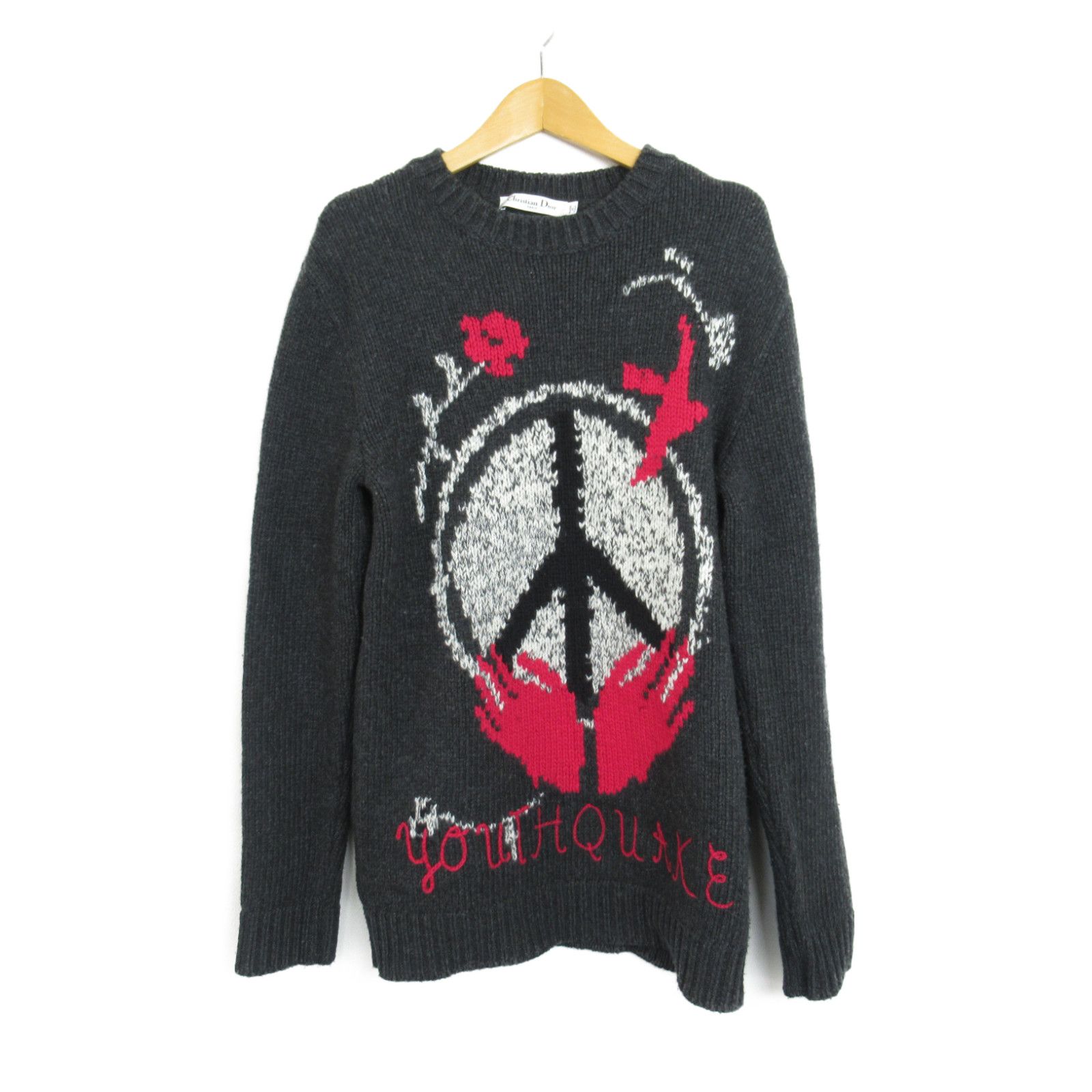 Dior Youthquake Sweater Wool Cashmere Grey 34