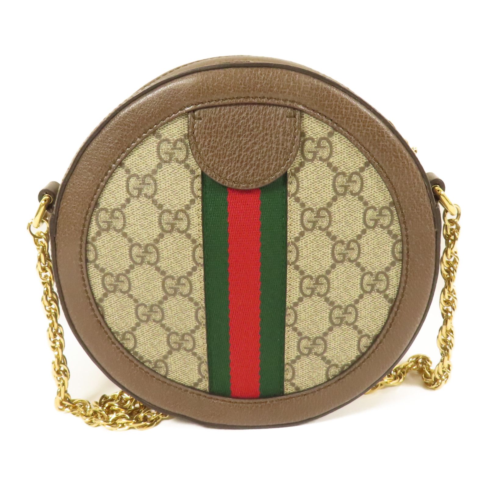 Gucci Mini Ophidia Round Backpack, GG Supreme