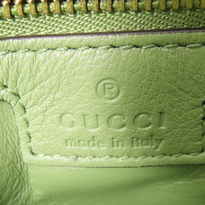 Gucci Leather Blondie Gold Hand-handed Shoulder Bag 2way Shoulder Bag Green Leather 721172