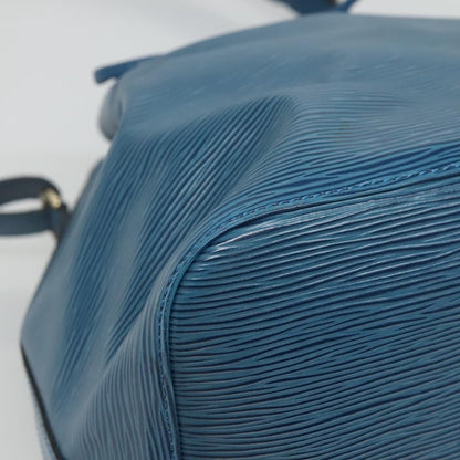 Louis Vuitton Epi Petit Noe Shoulder Bag Blue M 44105 Lv Auth