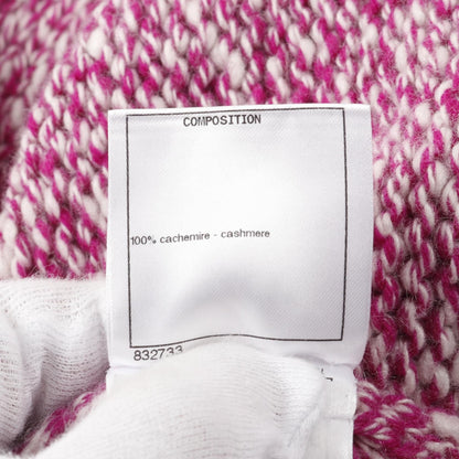 Chanel Purple White Cardigan Cashmere P 59844k 07799