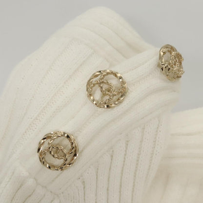 Chanel One Piece Knitted Fabrics White Cc Auth