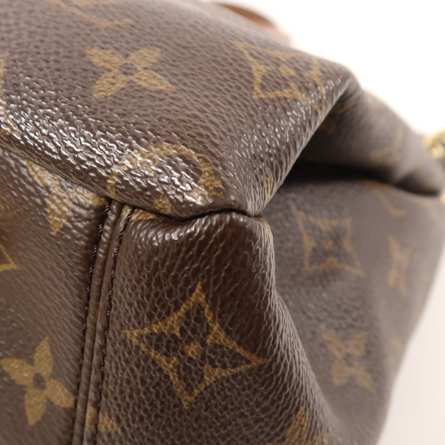 Louis Vuitton Monogram Pallas Hand-milled Shoulder And Back Bags Brown Noir 2way Shoulder Bag M 41064