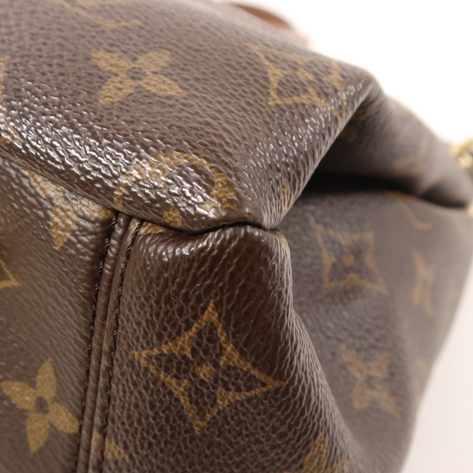 Louis Vuitton Monogram Pallas Hand-milled Shoulder And Back Bags Brown Noir 2way Shoulder Bag M 41064