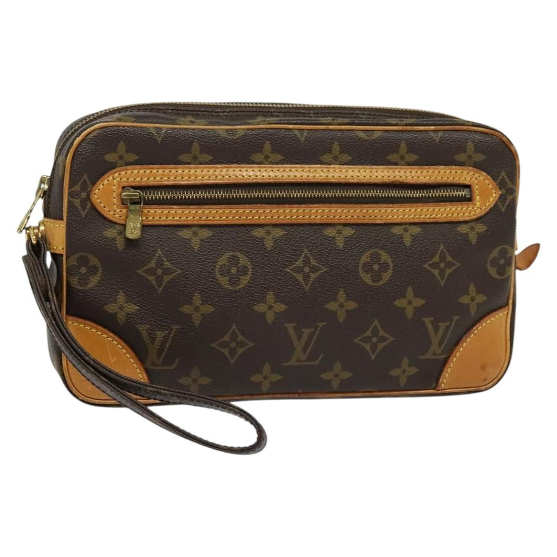 Louis Vuitton Monogram Marly Dragonne Gm Clutch Bag M 51825 Lv Auth