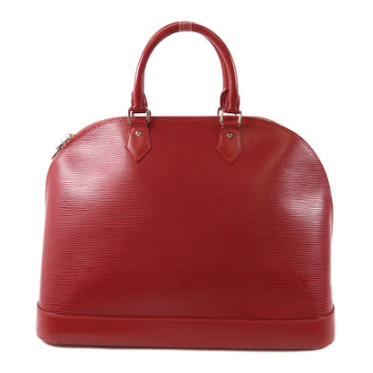 Louis Vuitton Epi Alma Pm Silver-back Handbag Red Handbag M 40490