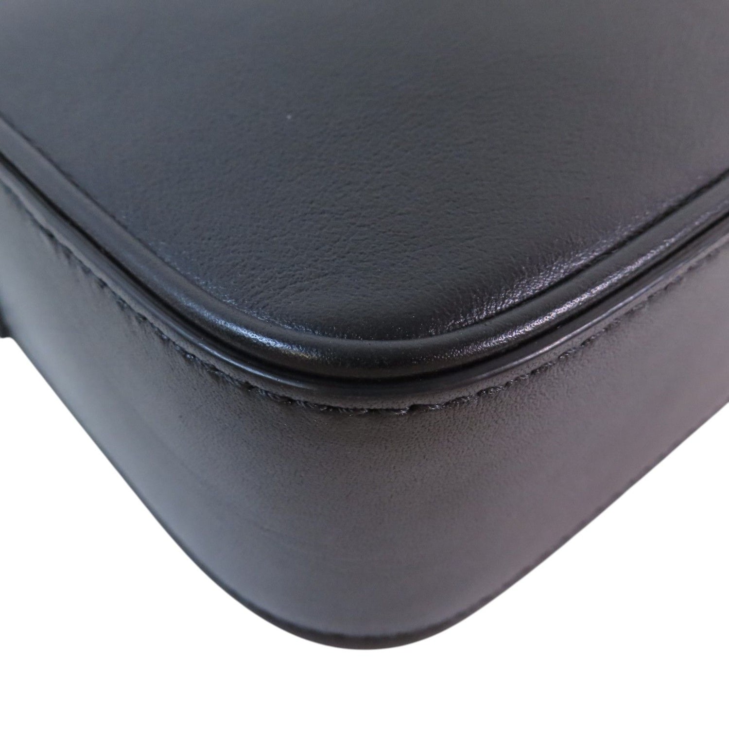 Celine Cowhide Leather Shoulder Bag Silver Shoulder Bag Black Calfskin (cowhide) F-cu-3201