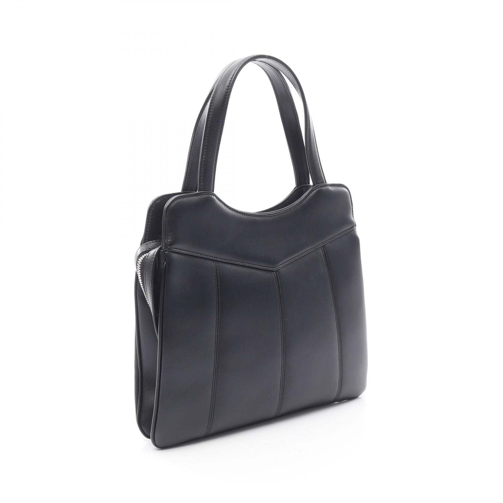 Gucci Petite Gg Handbag Black Leather 745918