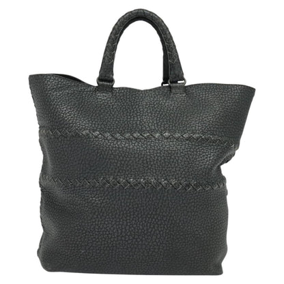 Bottega Veneta Tote Bag Leather Gray 222336 Auth