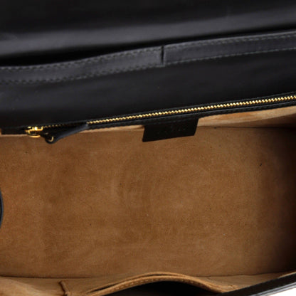 Gucci Sylvie Top Handle Bag Guccissima Leather With Applique Medium