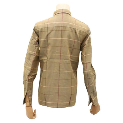 Burberrys Nova Check Shirt Cotton Beige Auth