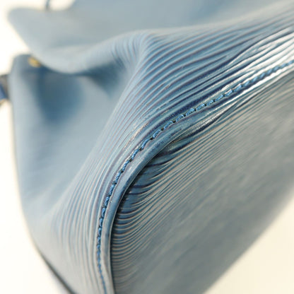 Louis Vuitton Epi Petit Noe Gold Buckle Shoulder Bag Blue Toledo Blue Shoulder Bag M 44107