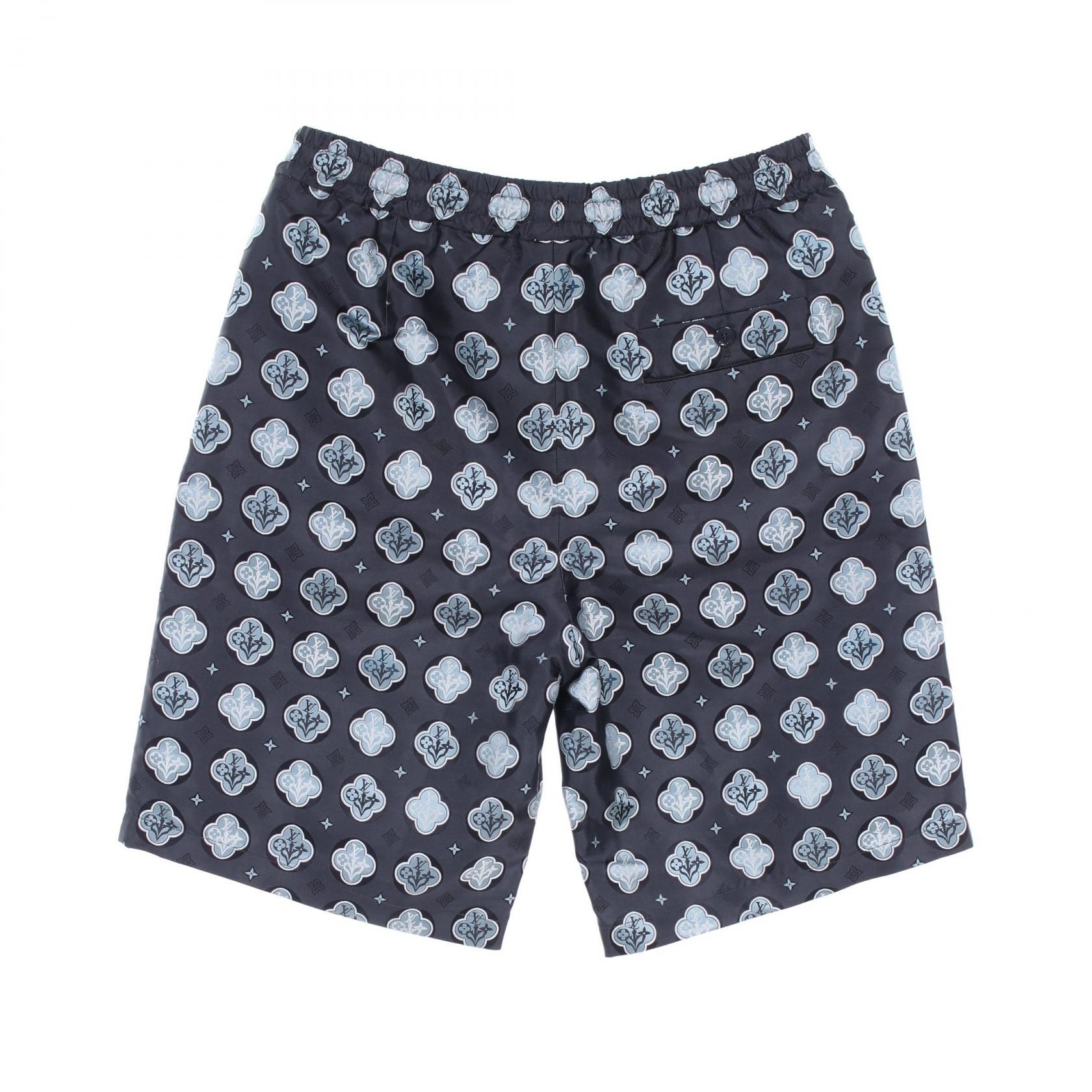 Louis Vuitton Pajama Shorts Gres Gray Multicolor Pants Rm 231f Mu 0 Hofp 2w