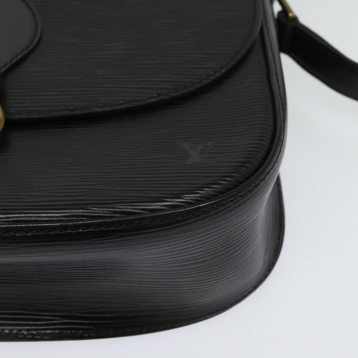 Louis Vuitton Epi Monogram Saint Cloud Gm Bag Black Noir M 52192 Auth