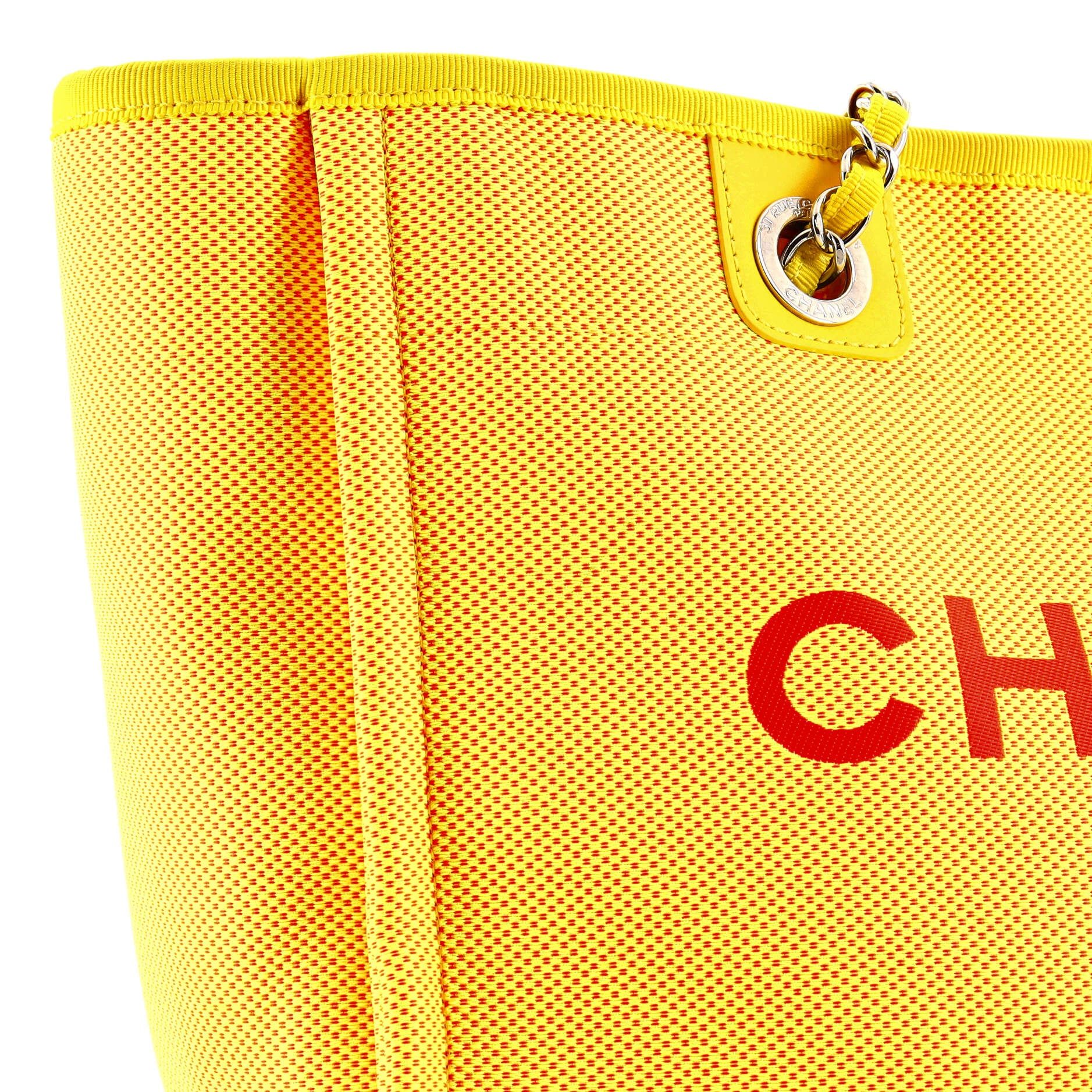 Chanel Deauville Tote Mixed Fibers Small
