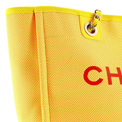 Chanel Deauville Tote Mixed Fibers Small