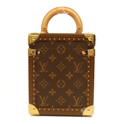 Louis Vuitton Monogram Camera Box Gold Hand-handed Shoulder Bag Color Brown 2way Shoulder Bag M 10079