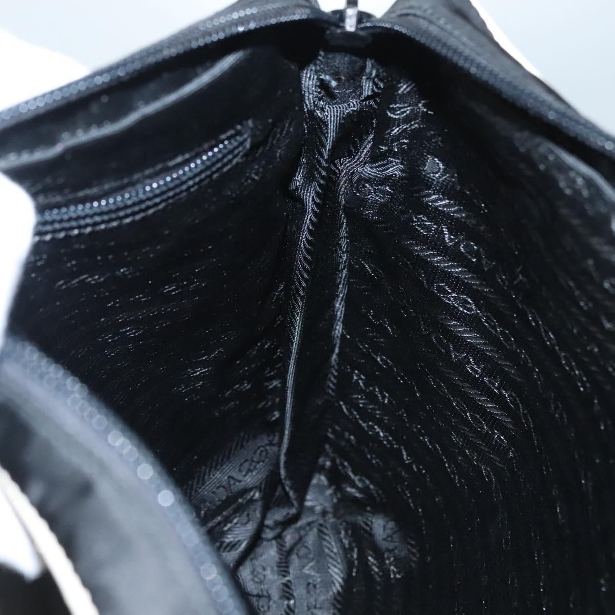 Prada Shoulder Bag Nylon Black Auth