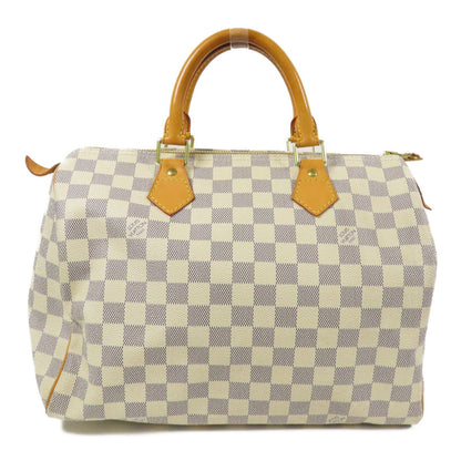 Louis Vuitton Speedy 30 Gold Handmade Bag White Handbag