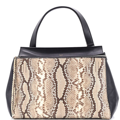 Celine Edge Bag Python And Leather Medium