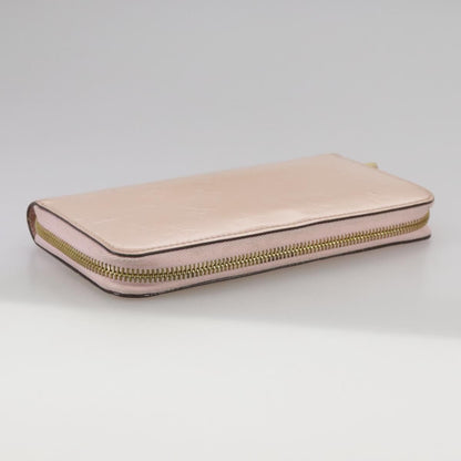 Louis Vuitton Vernis Zippy Wallet Rose Valerine M 93522 Lv Auth