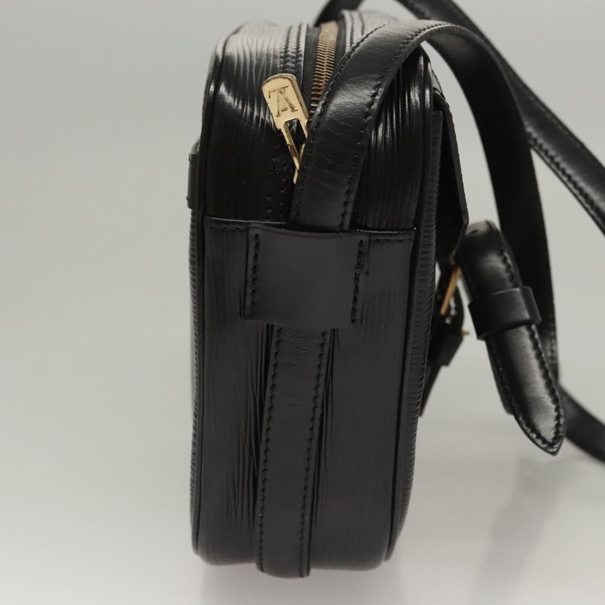 Louis Vuitton Epi Jeune Fille Mm Shoulder Bag Black M 52152 Lv Auth