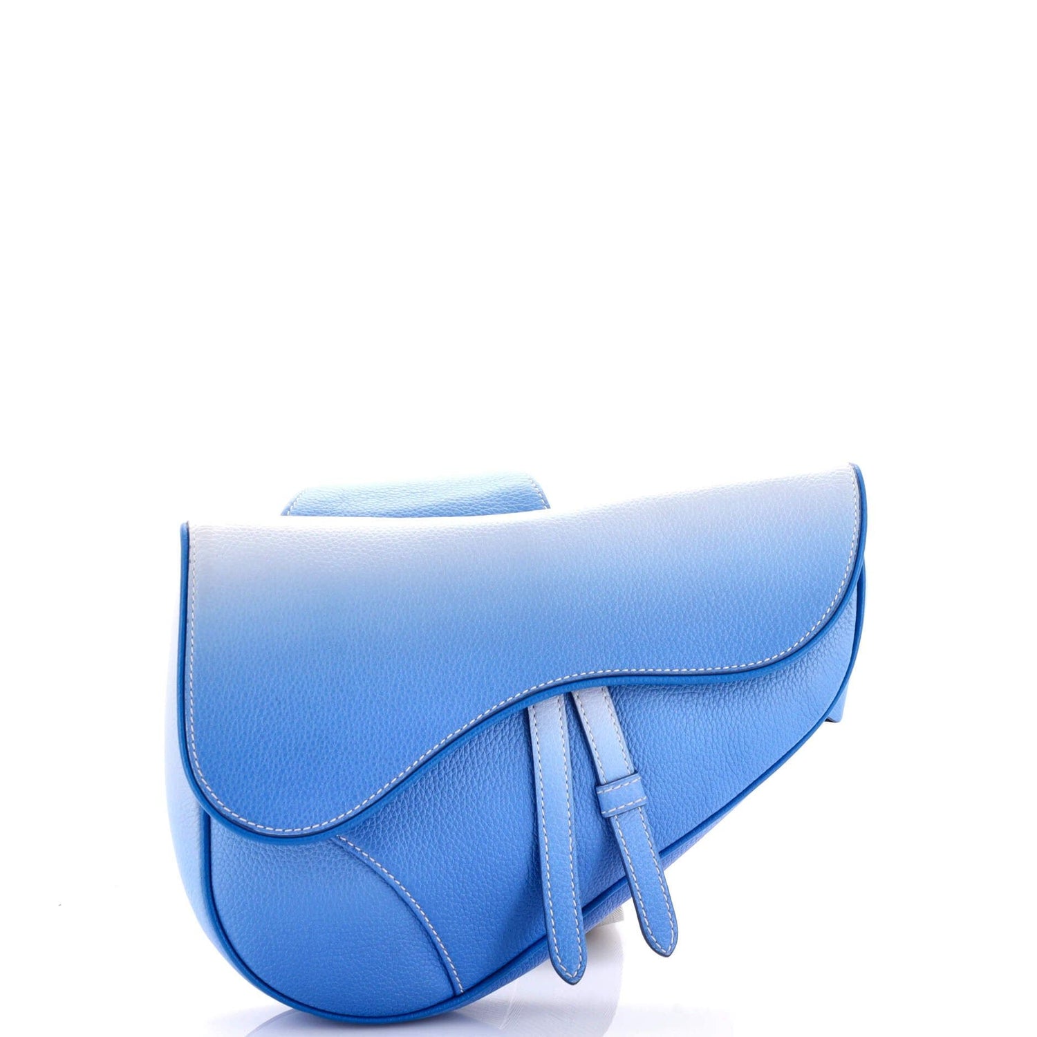 Christian Dior Saddle Crossbody Bag Leather Maxi