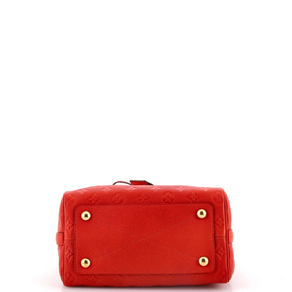 Louis Vuitton Speedy Bandouliere Bag Monogram Empreinte Leather 25