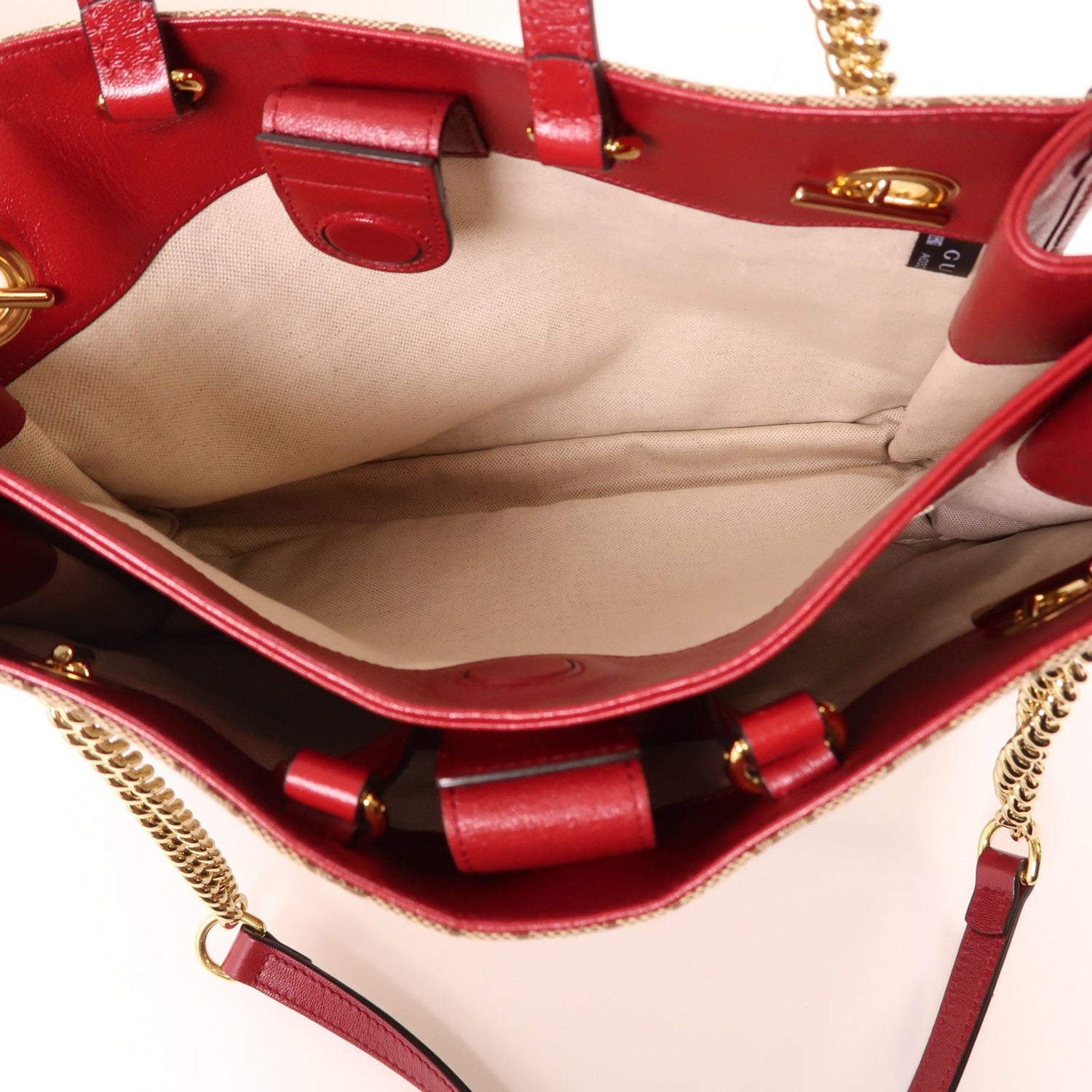 Gucci Medium Horsebit 1955 Chain Tote, GG Canvas