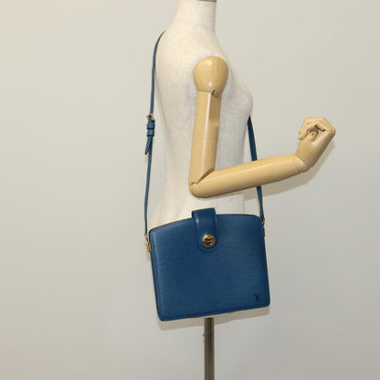 Louis Vuitton Epi Capuchin Shoulder Bag Blue M 52345 Lv Auth