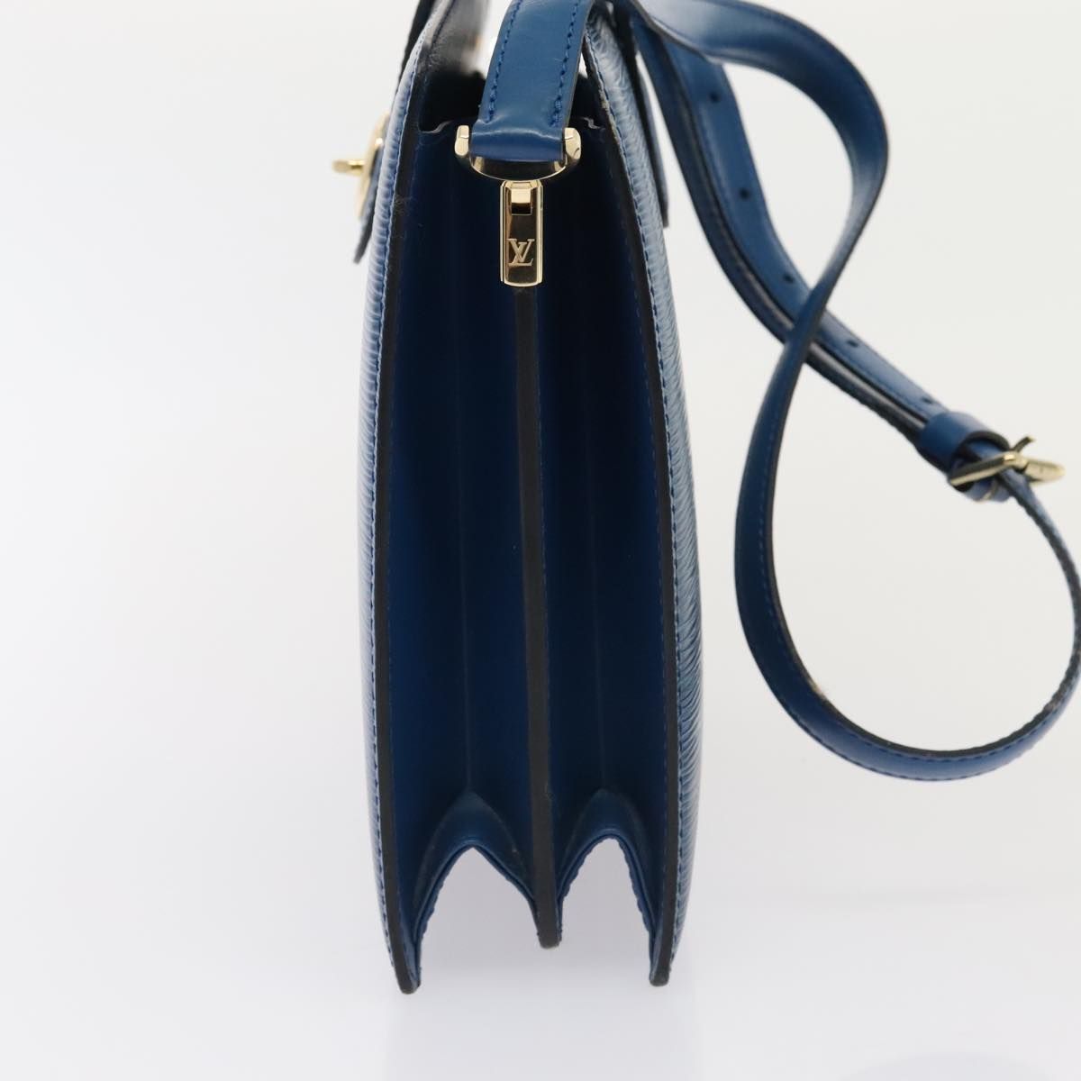 Louis Vuitton Epi Capuchin Shoulder Bag Blue M 52345 Lv Auth