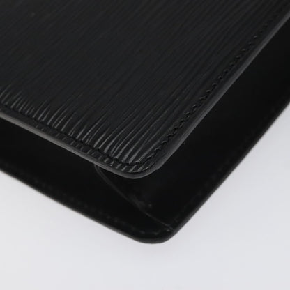 Louis Vuitton Epi Pochette Homme Clutch Bag Black Noir M 52522 Lv Auth
