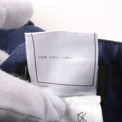 Chanel Blue Denim Pants Cotton P 24442v 15076