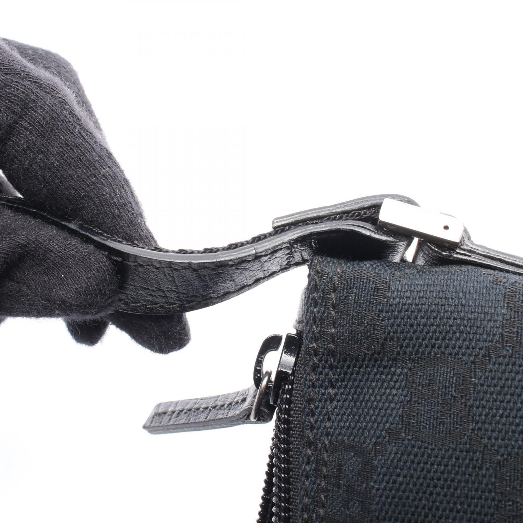 Gucci Monogram Boat Pochette Black