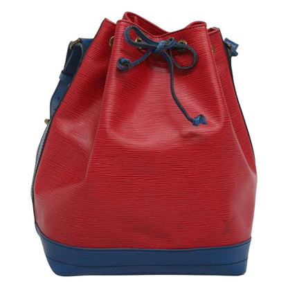 Louis Vuitton Epi Noe Shoulder Bag Bicolor Red Blue M 44084 Lv Auth