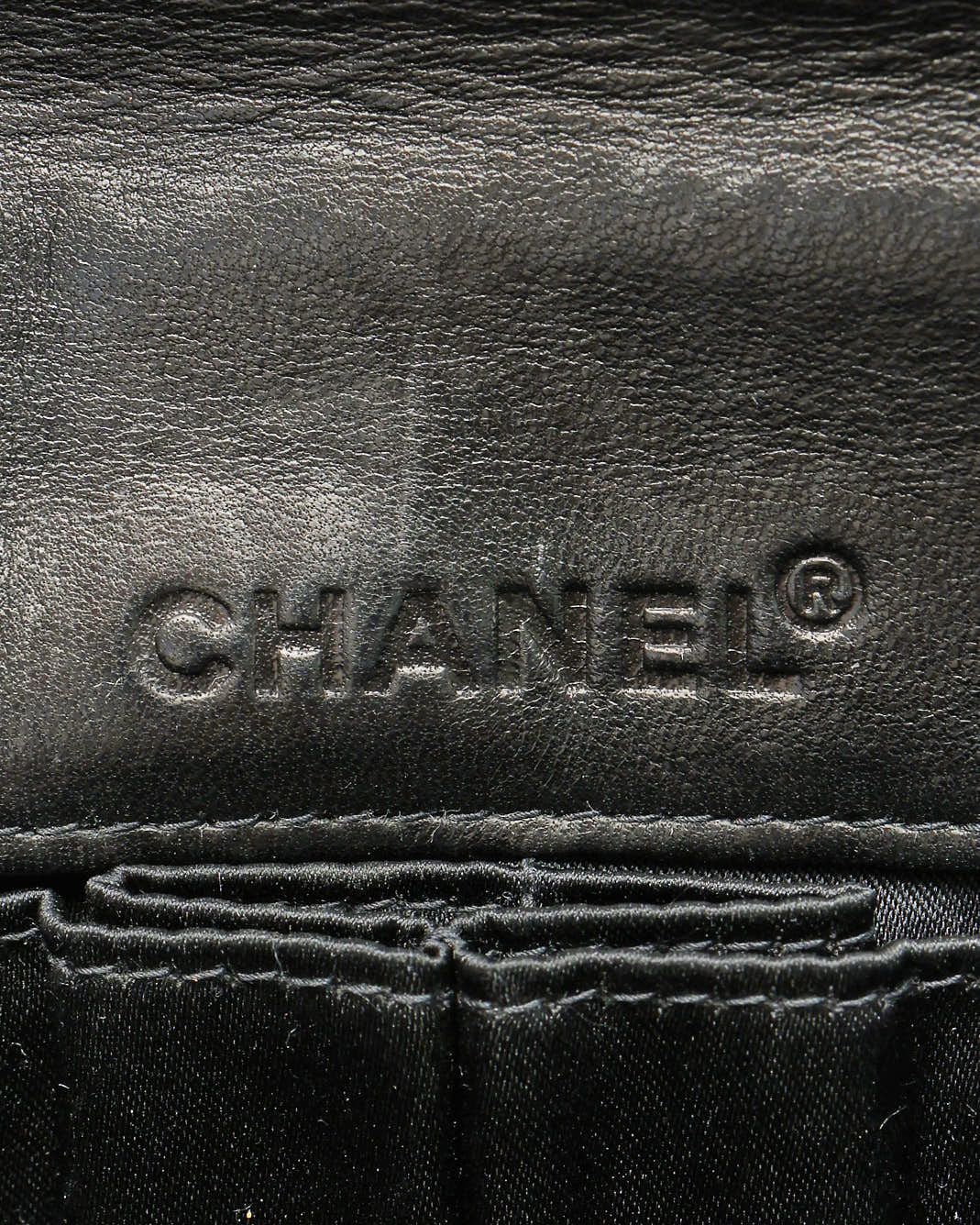 Chanel East West Chocolate Bar Shoulder Bag