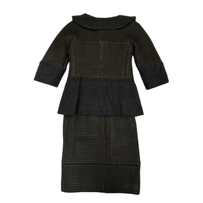 Chanel Jacket Skirt Setup P 45896w 05279 Nylon Black 34 Cc Coco
