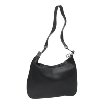 Gucci Black Leather Shoulder Bag