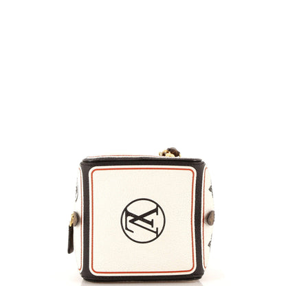 Louis Vuitton Square Bag Limited Edition Game On Leather With Monogram Canvas